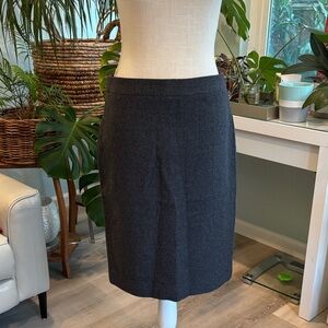 J Crew Pencil Charcoal Gray Women's Skirt